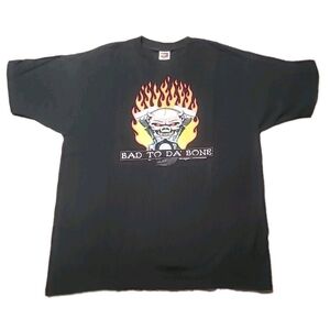 Vintage 1999 Eddie Young Bad To The Bone Motorcycle T-shirt
